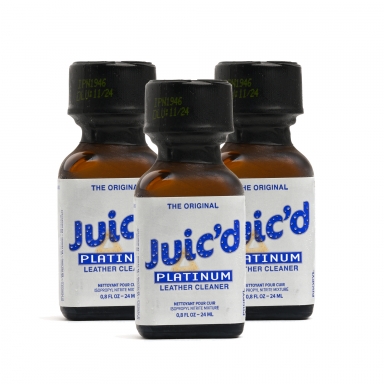 Juic'd Platinum Leather Cleaner 24ml 3-Pack